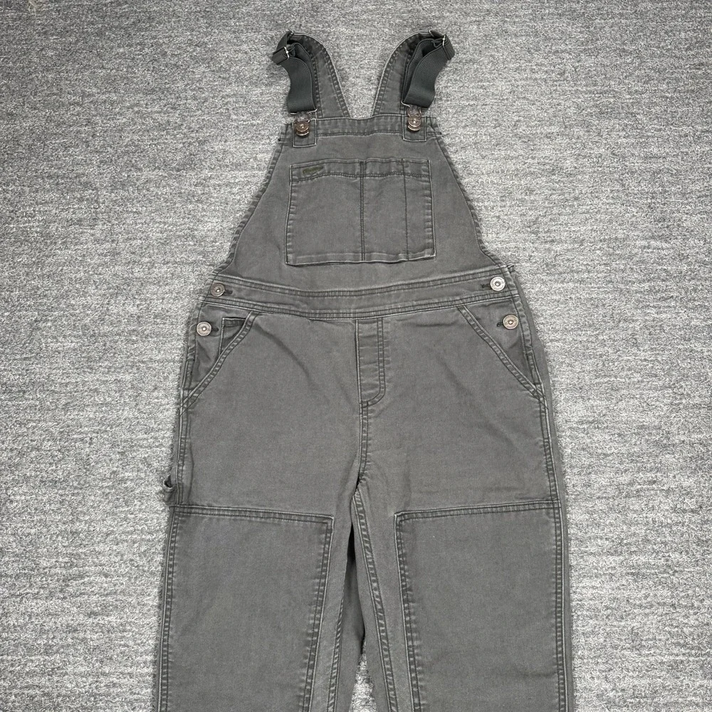 REI Co-op Trailsmith Bib Overalls Women 4  Workwear Double Knee Canvas Garden